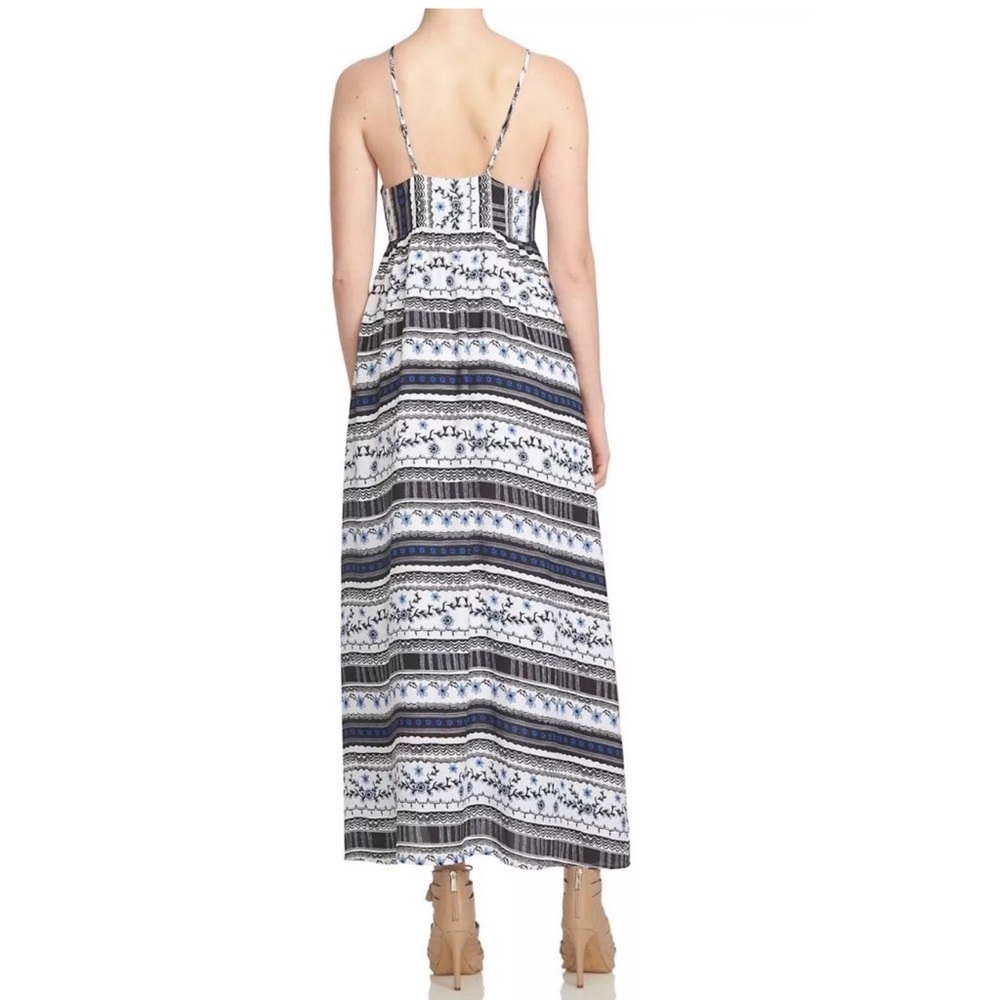 CeCe RIVIERA STRIPE-PRINT MAXI DRESS ~ NWT - Picture 3 of 5
